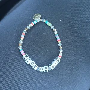 ride or die little words project bracelet. small/medium size